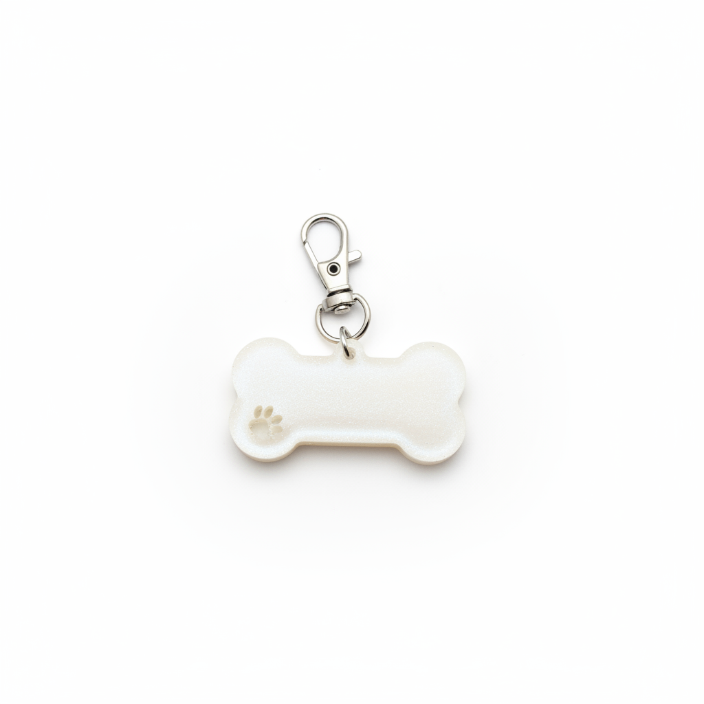 Médaille Os pour Animal en Résine époxy